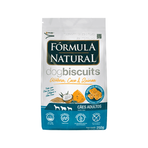 Biscoito Fórmula Natural Super Premium Para Cães Sabor Abóbora E Coco 250g