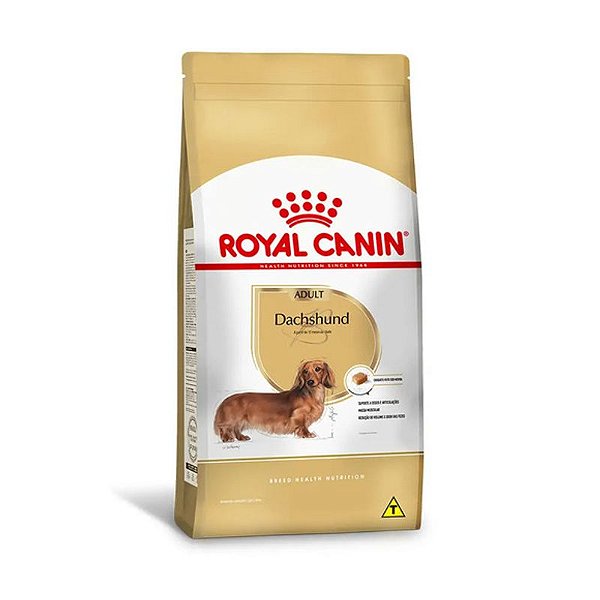 Ração Royal Canin Dachshund Cães Adultos - Alimentação Premium 7,5kg