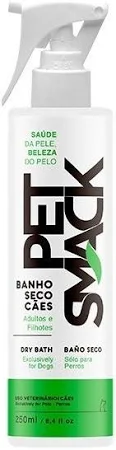 Banho Seco Plus Pet Smack Para Cães - Pet Smack - 250ml