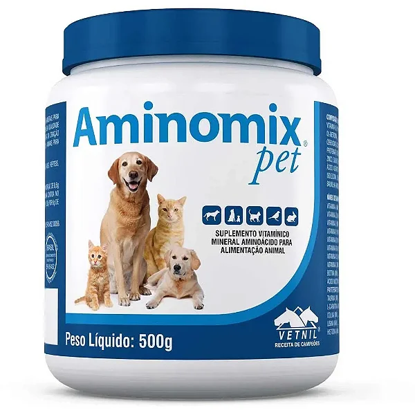 Suplemento Nutricional Aminomix Pet 500g - Vetnil