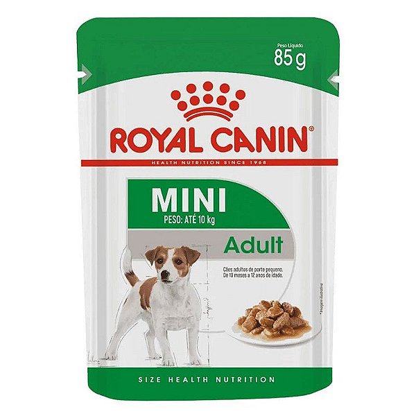 Ração Seca Sachê Mini Adult Royal Canin 85g