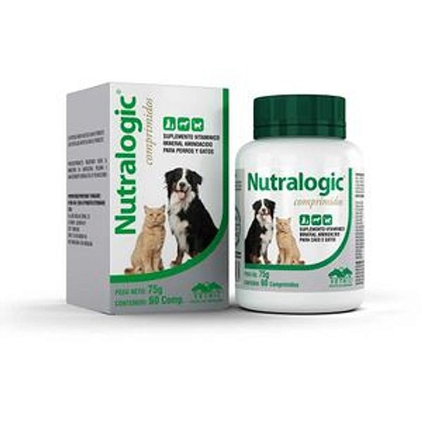 Suplemento Vetnil Completo para Saúde de Cães e Gatos 60 Comprimidos