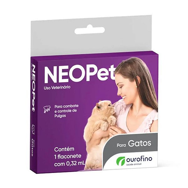 Antipulgas Neopet - Proteção de 30 Dias - Ourofino - 0,32ml