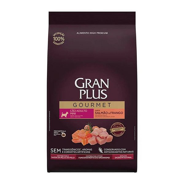 Ração Seca Granplus Gourmet Salmão 3kg