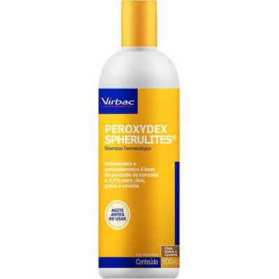 Shampoo Dermatólogico Virbac Peroxydex Spherulites 500ml