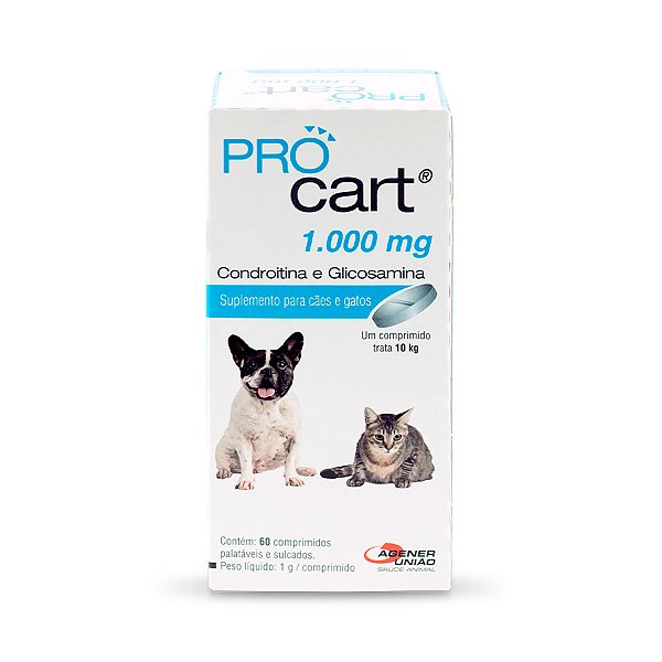 Suplemento Alimentar Procart 1000mg C/60 Comprimidos - Agener