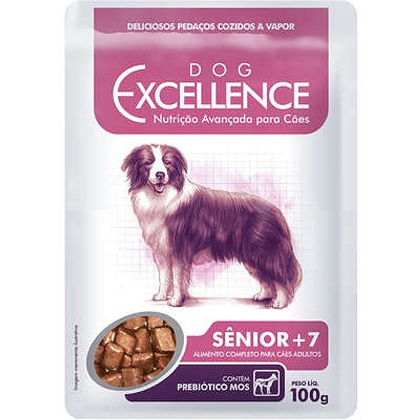 Ração Úmida Para Cães Sêniores Dog Excellence 100g