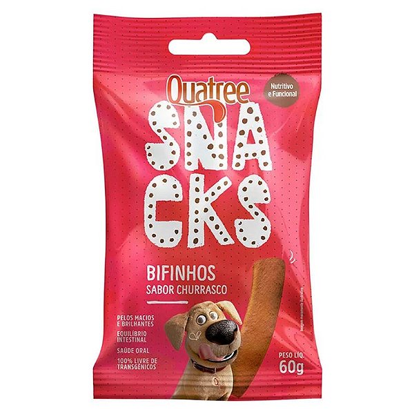 Snack Bifinhos Deliciosos - Quatree - 60g