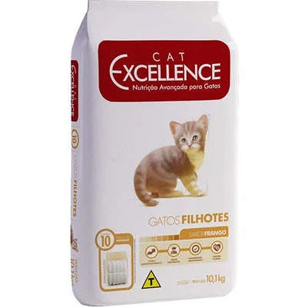 Ração Saborosa De Frango Para Filhotes Cat Excellence 1kg