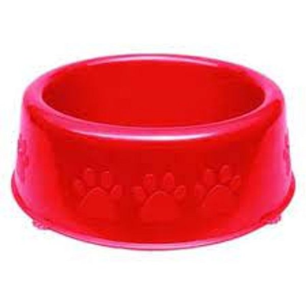 Comedouro Plástico Patinhas Atacapet Pequeno 110 ml