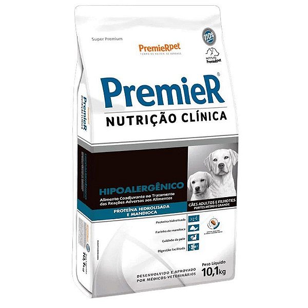 Ração Hipoalergênica Para Cães Premier 10,1kg
