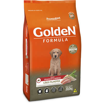Ração Golden Fórmula Cães Filhotes Frango e Arroz 15 kg