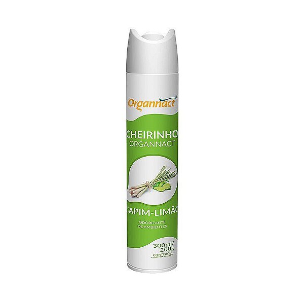 Aromatizador Organnact Ambiente Capim-Limão 300ml