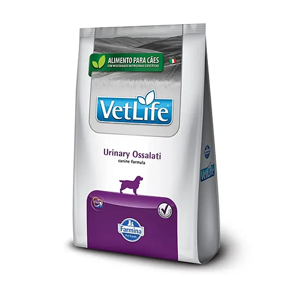 Ração Vet Life Urinary Ossalati Para Cães Adultos 2kg