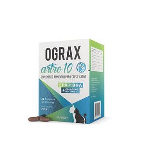 Suplemento Avert Ograx Artro - Saúde Articular - 10 Cápsulas