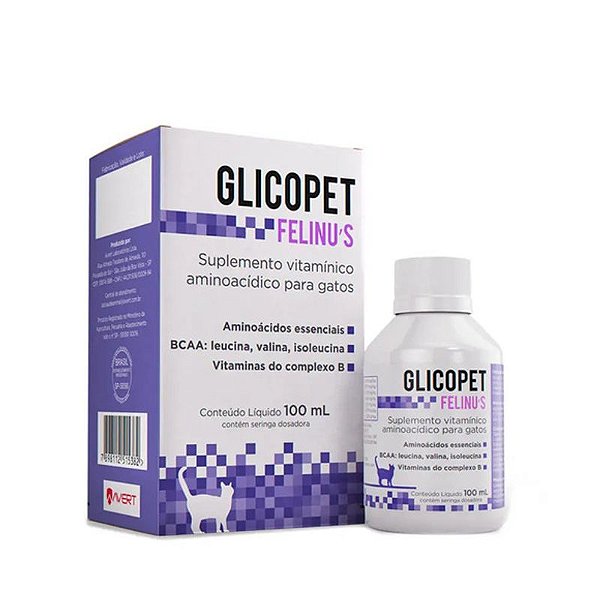 Suplemento Aminoácido Glicopet Avert para Cães e Gatos 200g