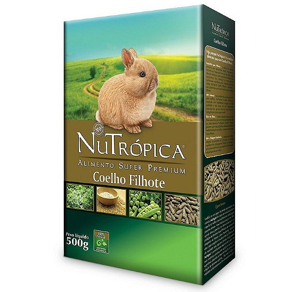 Alimento Nutrópica para Coelho Filhote Nutrição Completa 500g