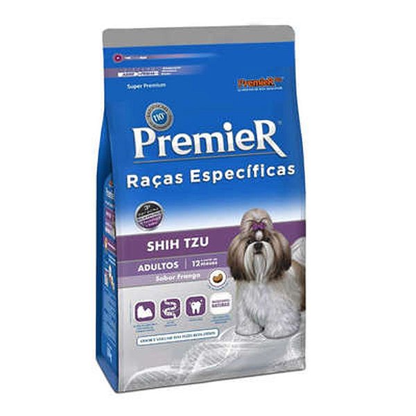 Ração Seca Premier Shih Tzu para Cães Adultos 7,5kg