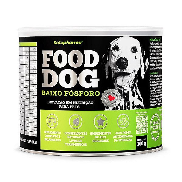 Suplemento Food Dog Bothupharma Baixo Fósforo 200g