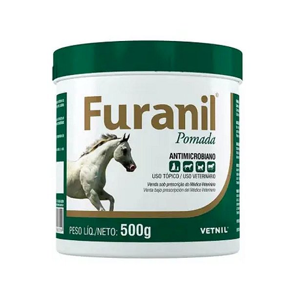 Pomada Furanil Vetnil para Tratamento de Infecções na Pele 500g