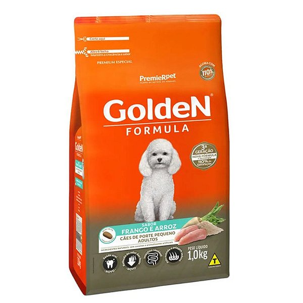 Ração Golden Fórmula Para Cães Adultos Sabor Frango E Arroz 1kg