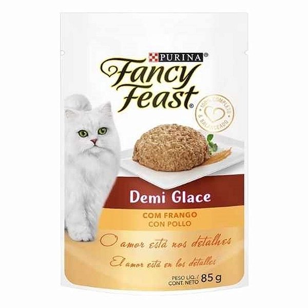 Ração Úmida Purina Sabor Demi Glace Frango para Cães e Gatos 85g