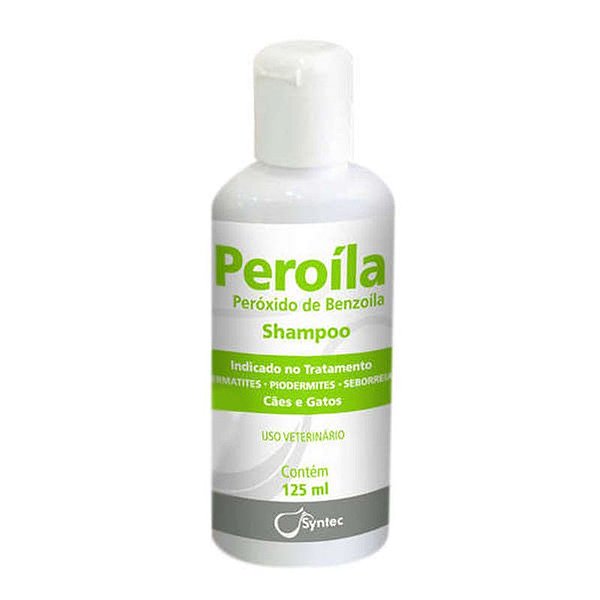 Shampoo Dermatológico Syntec Peroíla para Cães e Gatos 125ml