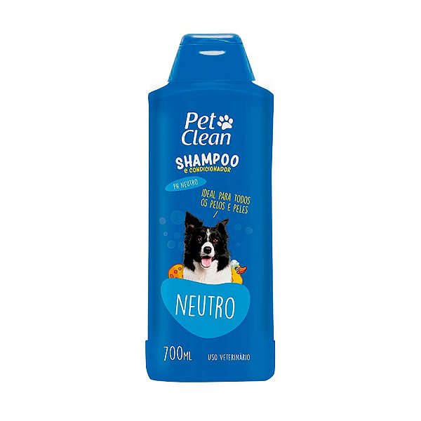 Shampoo E Condicionador Pet Clean Neutro Para Cães E Gatos 700ml