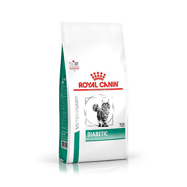 Ração Royal Canin Feline Veterinary Diet Diabetic Para Adultos 1,5kg