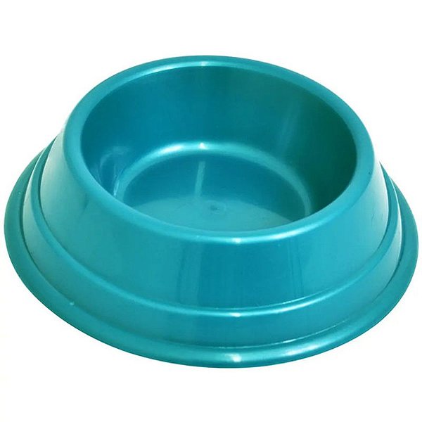 Comedouro Plástico Triton Dog Verde com Design Compacto - 140ml
