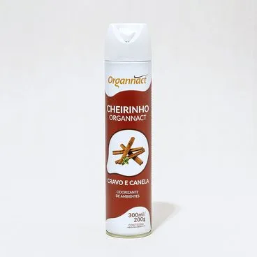 Aromatizador de Ambientes Organnact Cravo e Canela 300ml