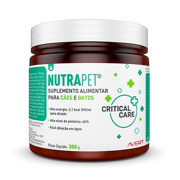 Suplemento Alimentar Avert Nutrapet 300g Para Cães E Gatos - Avert