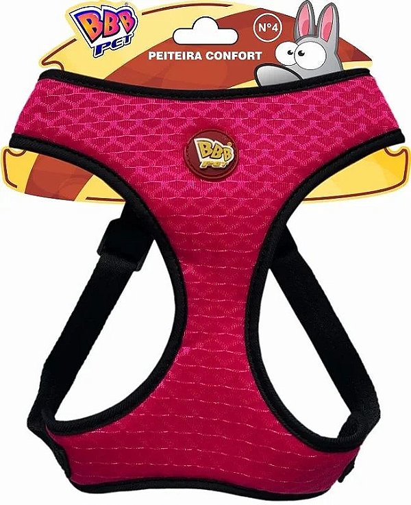 Peiteira Confort BBB Pet Número 1 Rosa