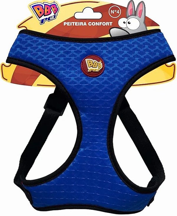 Peiteira BBB Pet Confort Número 1 Cor Azul