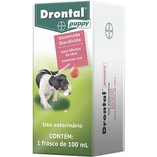 Vermífugo Drontal Puppy Suspensão Oral para Filhotes Elanco 100ml