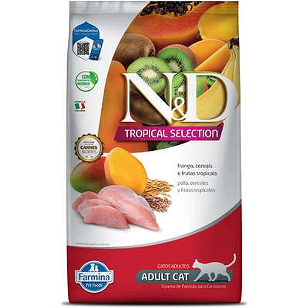 Ração Farmina N&D Tropical Selection Sabor Frango, Cereais e Frutas para Cães 1,5kg