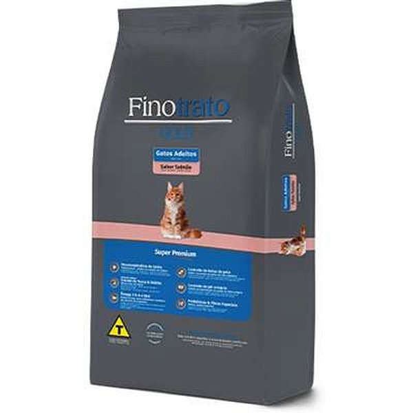 Ração Finotrato Gold para Gatos Adultos Sabor Salmão 1kg