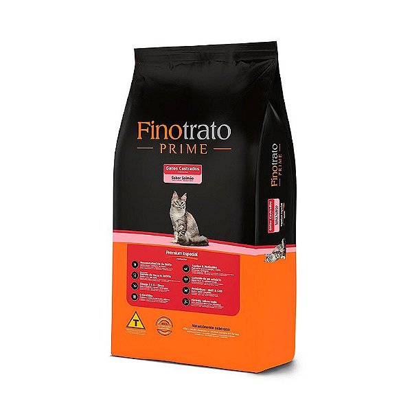 Ração Seca Finotrato Prime Premium de Salmão 10,1kg