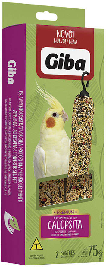 Bastão Giba Tradicional Para Calopsita 35g