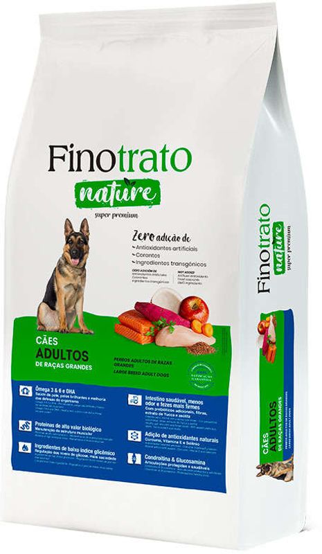 Ração Finotrato Premium para Cães Adultos de Raças Grandes 15kg