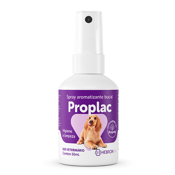 Proplac Spray Aromatizante Bucal Hebron Vet 50ml