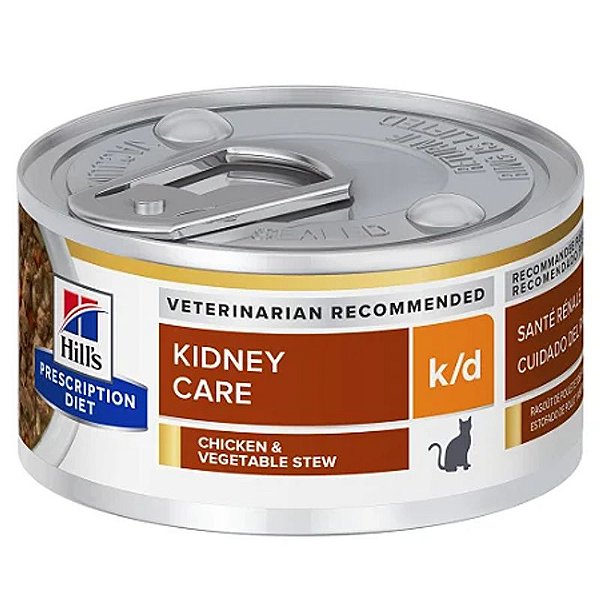 Alimento Úmido Hills K/D Saúde Renal Para Gatos 82g