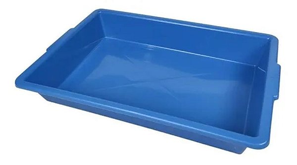 Bandeja Para Gato Azul Atacapet Para Higiene E Conforto Dos Felinos