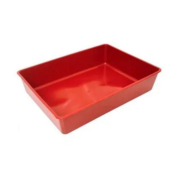 Bandeja para Gato Dcc Vermelha - Atacapet - 1 Unidade