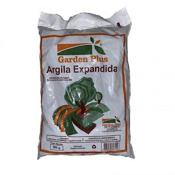 Argila Expandida Garden Plus 500g Atacapet - Melhora a Drenagem