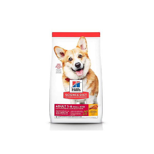 Ração Seca Hills Science Diet Pedaços Pequenos Para Cães Adultos 6kg