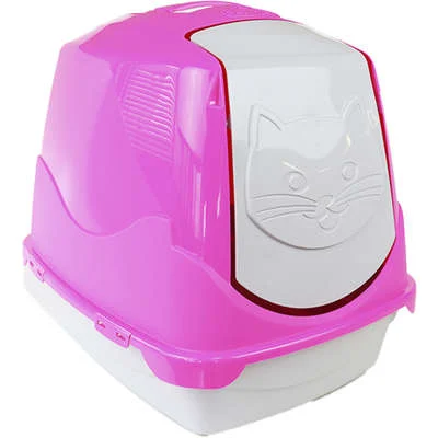 Banheiro Pet Injet Cat Toilet Rosa Para Gatos