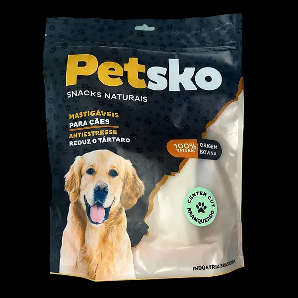 Petisco Center Cut Branqueado 6" 01 Unidade - Petsko