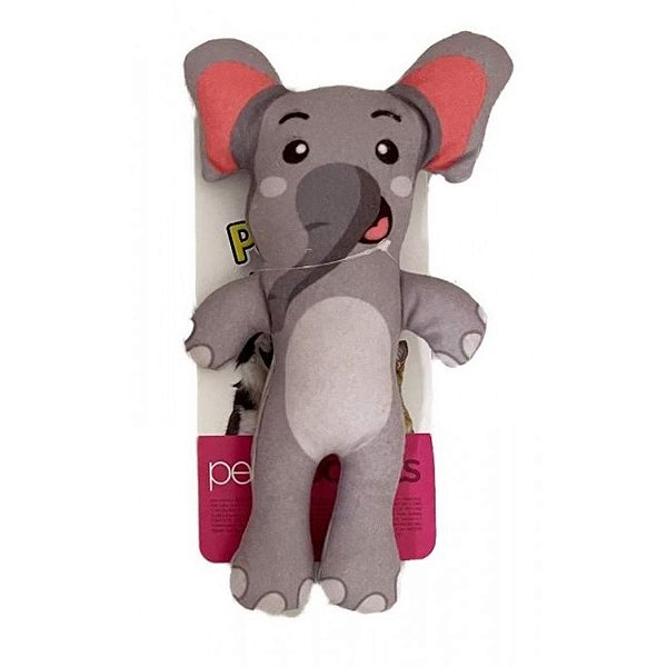 Brinquedo de Pelúcia Elefante PowerPets para Diversão de Pets