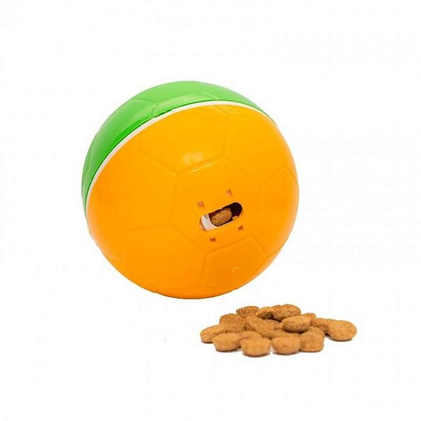 Bola Porta Petisco PowerPets Pro Canine para Diversão de Cães 9cm
